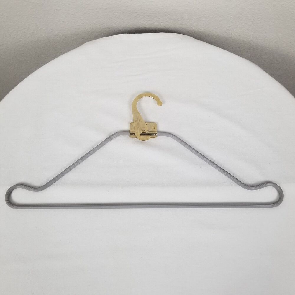 Louis Vuitton Retractable Gold-Toned Metal And Rubber Clothes Hanger